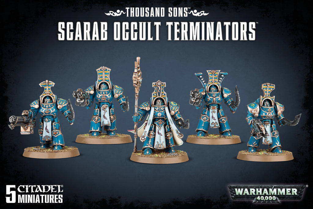 THOUSAND SONS SCARAB OCCULT TERMINATORS