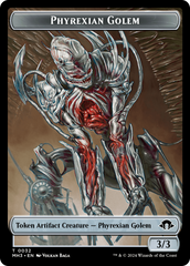 Phyrexian Golem // Energy Reserve Double-Sided Token [Modern Horizons 3 Tokens] MTG Single Magic: The Gathering    | Red Claw Gaming