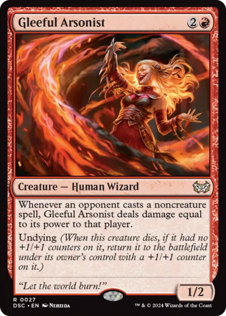 Gleeful Arsonist [Duskmourn: House of Horror Commander] MTG Single Magic: The Gathering    | Red Claw Gaming