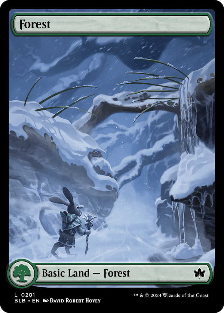 Forest (0281) [Bloomburrow] MTG Single Magic: The Gathering    | Red Claw Gaming