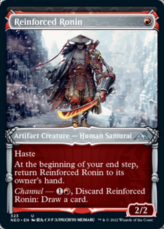 Reinforced Ronin (Showcase Samurai) [Kamigawa: Neon Dynasty] MTG Single Magic: The Gathering    | Red Claw Gaming