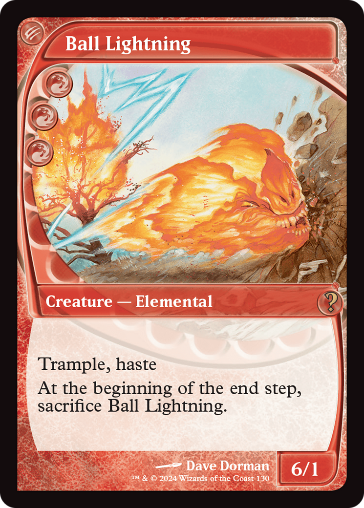 Ball Lightning (Future Sight) [Mystery Booster 2] MTG Single Magic: The Gathering    | Red Claw Gaming