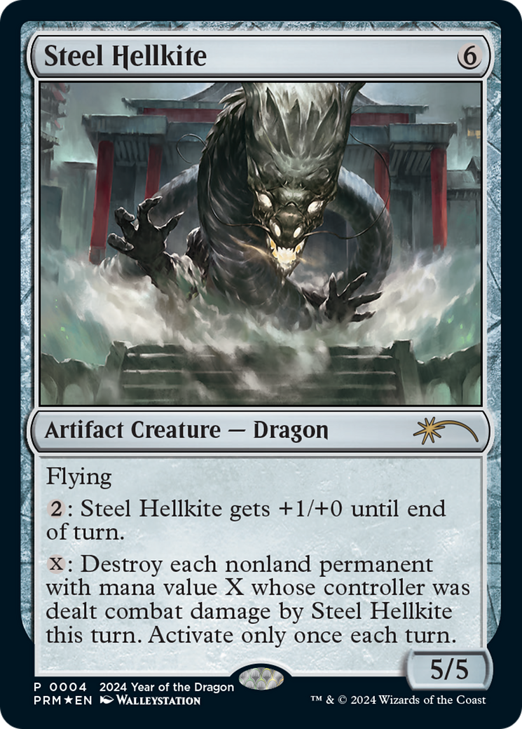 Steel Hellkite [Standard Showdown Promos] MTG Single Magic: The Gathering    | Red Claw Gaming