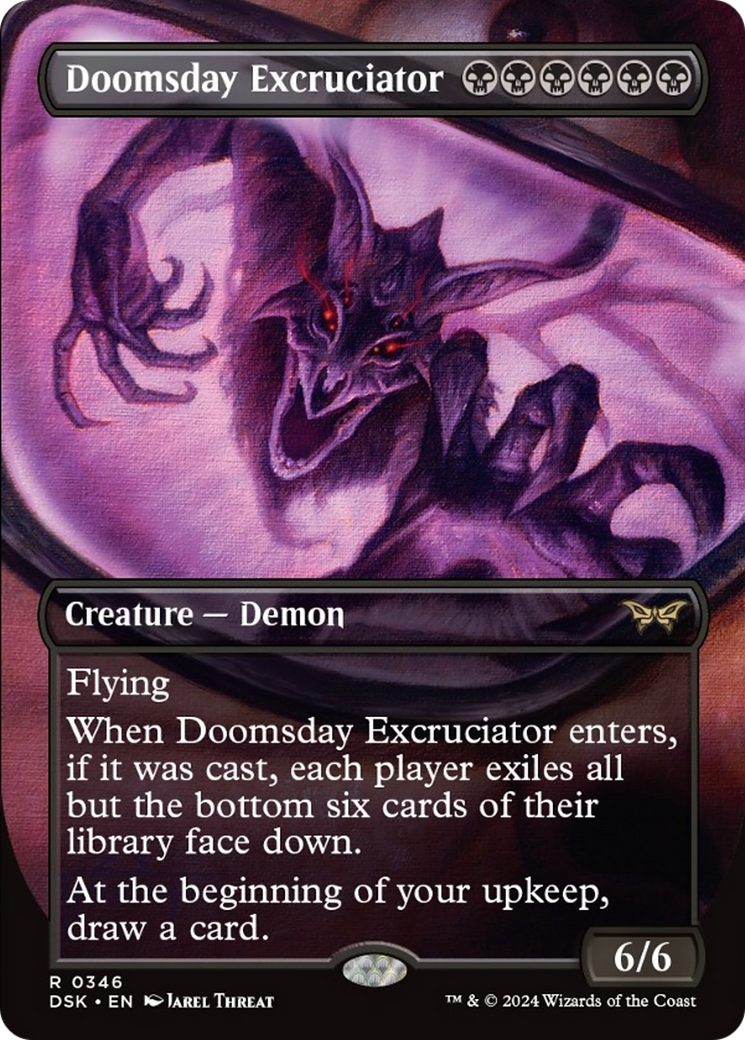 Doomsday Excruciator (Borderless) [Duskmourn: House of Horror] MTG Single Magic: The Gathering    | Red Claw Gaming