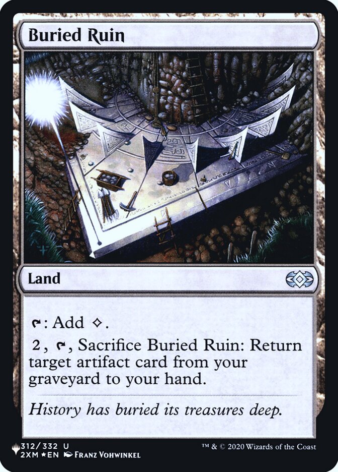 Buried Ruin [Secret Lair: Heads I Win, Tails You Lose] MTG Single Magic: The Gathering    | Red Claw Gaming