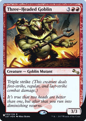 Three-Headed Goblin (Unfinity Foil Edition) [The List] MTG Single Magic: The Gathering    | Red Claw Gaming