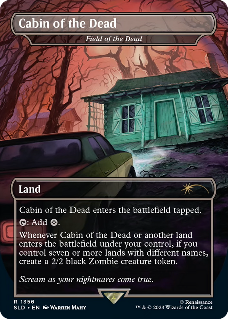 Cabin of the Dead - Field of the Dead [Secret Lair Drop Series] MTG Single Magic: The Gathering    | Red Claw Gaming