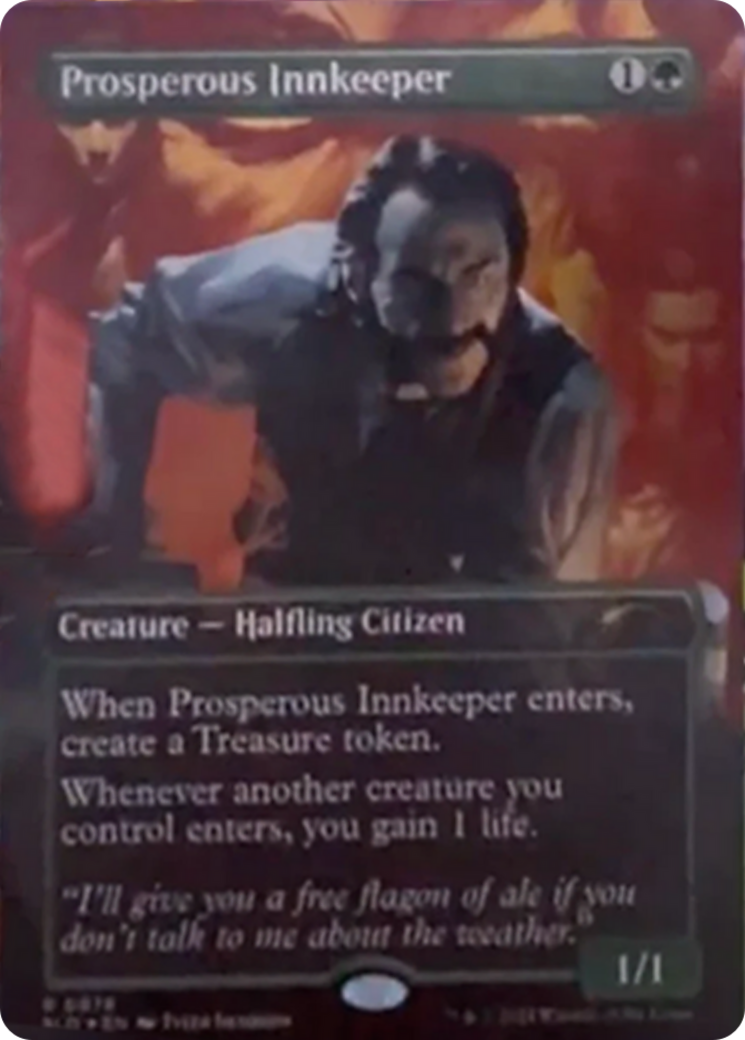 Prosperous Innkeeper (Rainbow Foil) [Secret Lair Drop Series] MTG Single Magic: The Gathering    | Red Claw Gaming