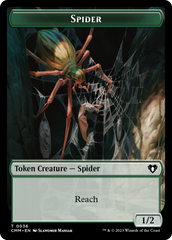 Wurm // Spider Double-Sided Token [Commander Masters Tokens] MTG Single Magic: The Gathering    | Red Claw Gaming