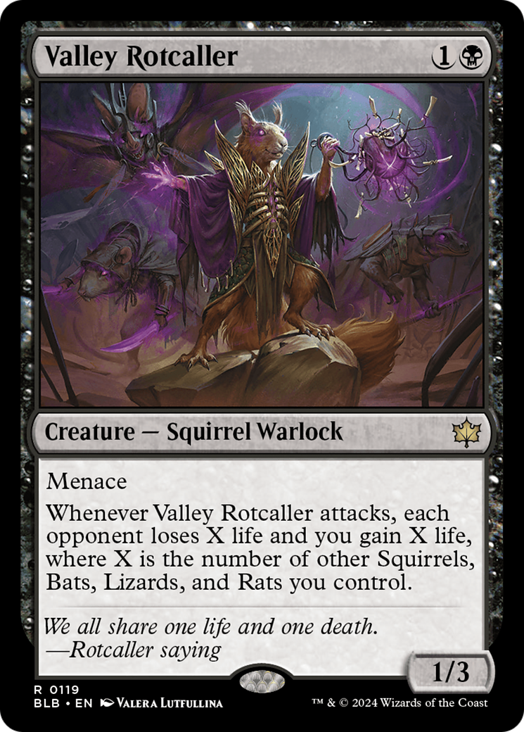 Valley Rotcaller [Bloomburrow] MTG Single Magic: The Gathering    | Red Claw Gaming