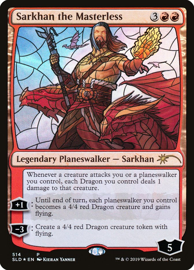 Sarkhan the Masterless (Stained Glass) [Secret Lair Drop Promos] MTG Single Magic: The Gathering    | Red Claw Gaming