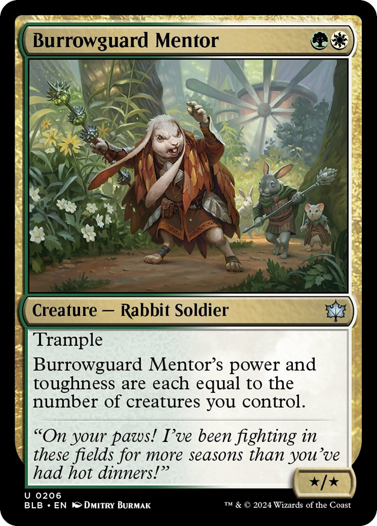 Burrowguard Mentor [Bloomburrow] MTG Single Magic: The Gathering    | Red Claw Gaming