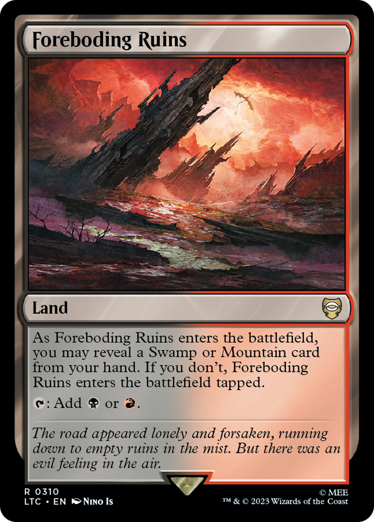 Foreboding Ruins [The Lord of the Rings: Tales of Middle-Earth Commander] MTG Single Magic: The Gathering | Red Claw Gaming