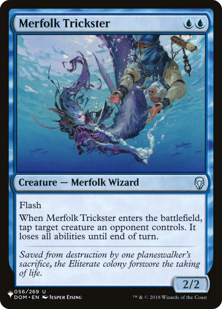 Merfolk Trickster [The List Reprints] MTG Single Magic: The Gathering    | Red Claw Gaming