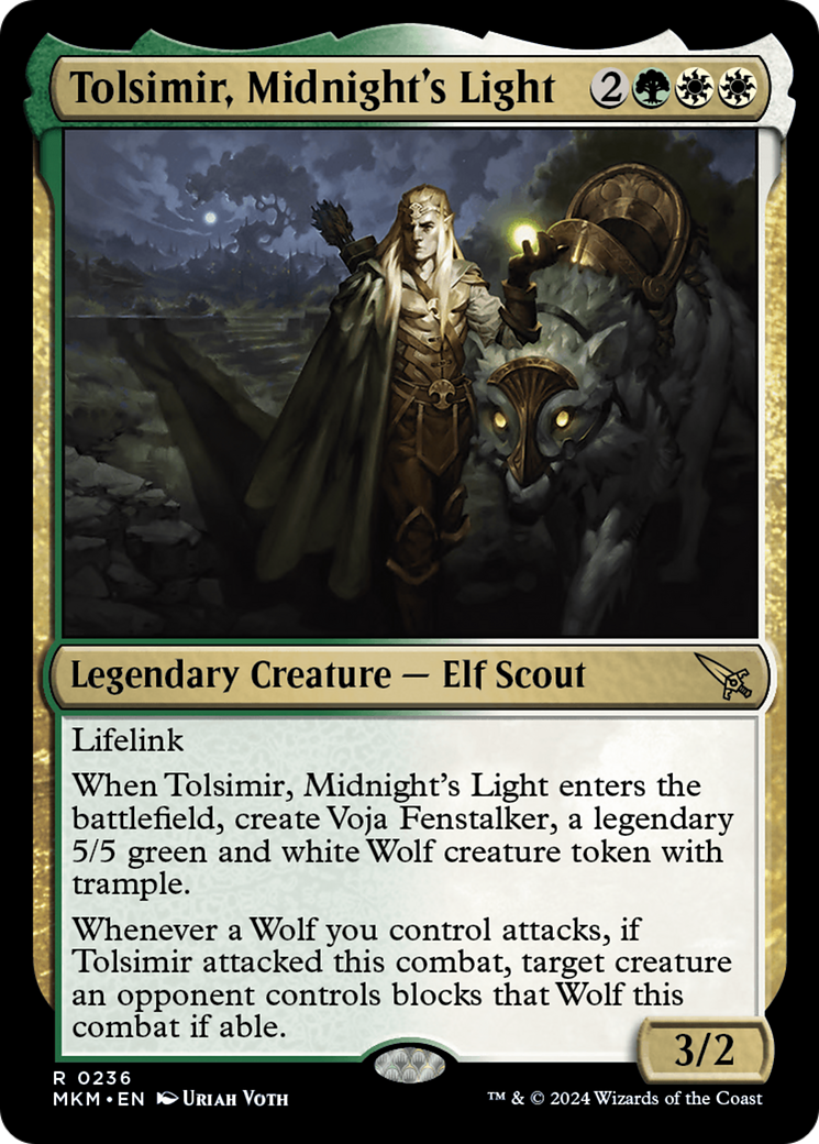 Tolsimir, Midnight's Light [Murders at Karlov Manor] MTG Single Magic: The Gathering    | Red Claw Gaming
