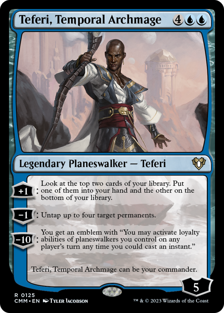 Teferi, Temporal Archmage [Commander Masters] MTG Single Magic: The Gathering    | Red Claw Gaming