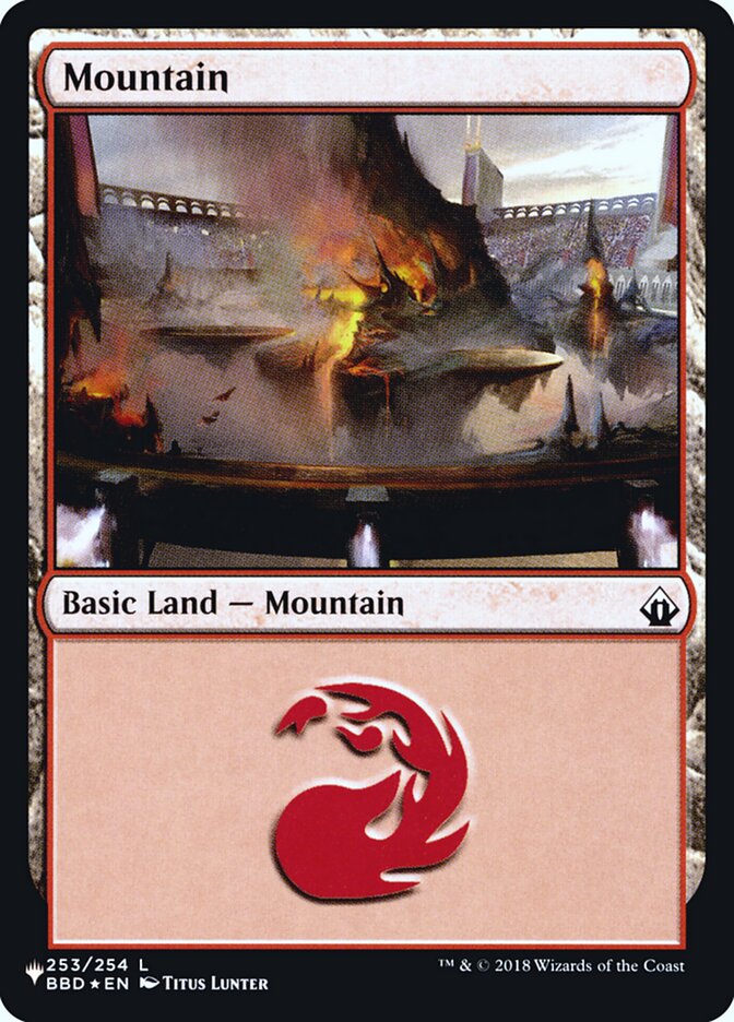 Mountain [Secret Lair: Heads I Win, Tails You Lose] MTG Single Magic: The Gathering    | Red Claw Gaming