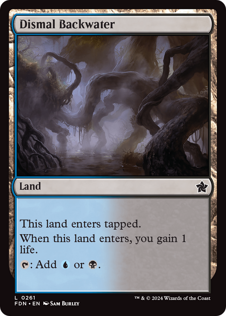 Dismal Backwater [Foundations] MTG Single Magic: The Gathering | Red Claw Gaming