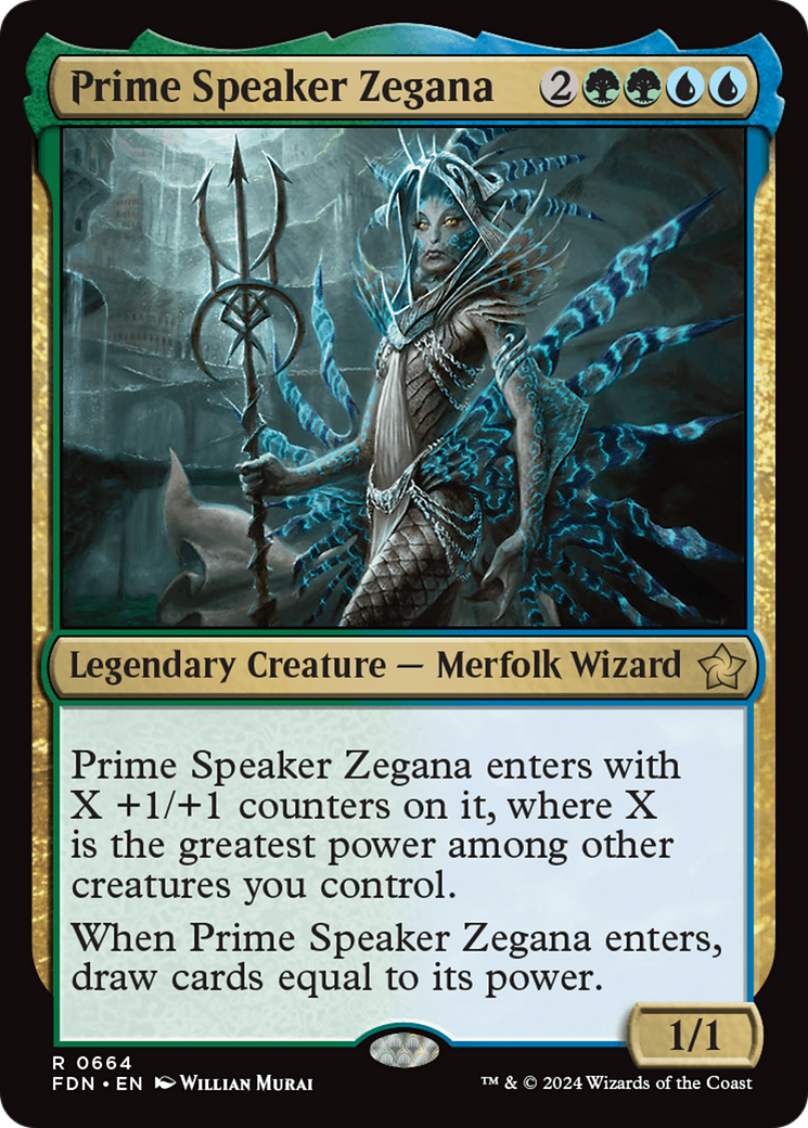 Prime Speaker Zegana [Foundations] MTG Single Magic: The Gathering    | Red Claw Gaming