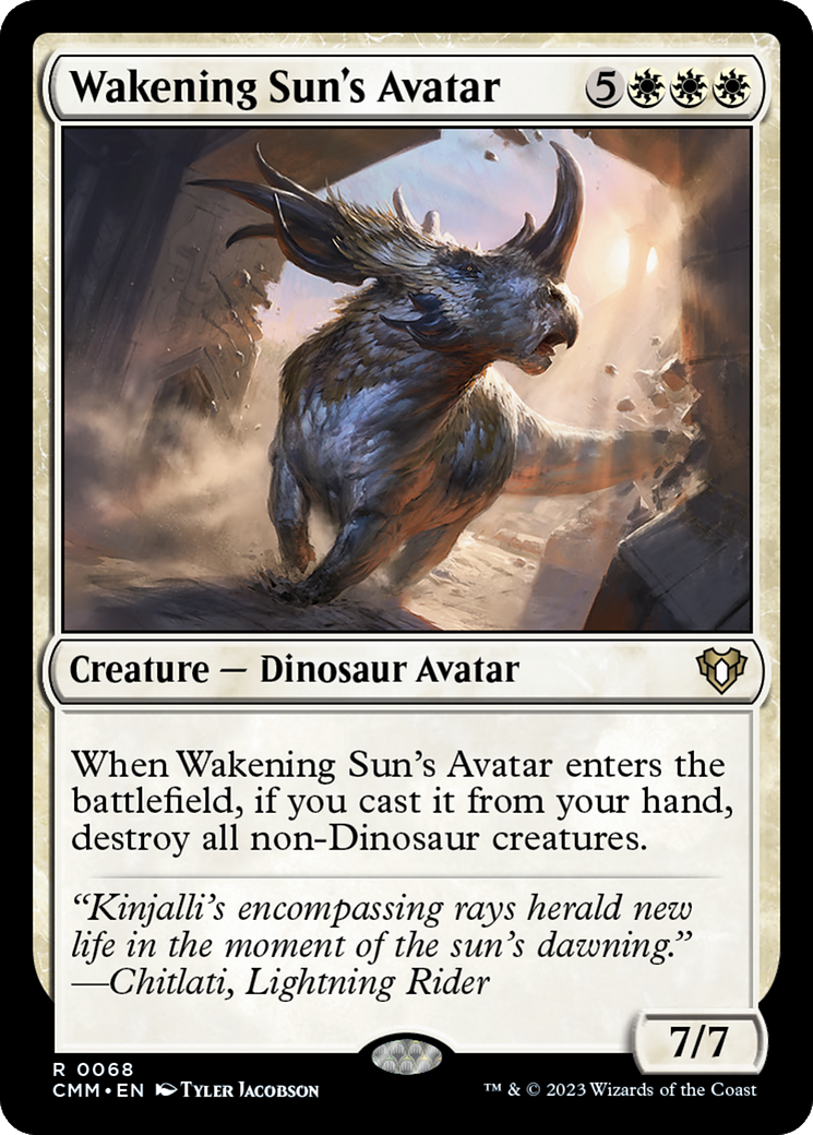 Wakening Sun's Avatar [Commander Masters] MTG Single Magic: The Gathering    | Red Claw Gaming