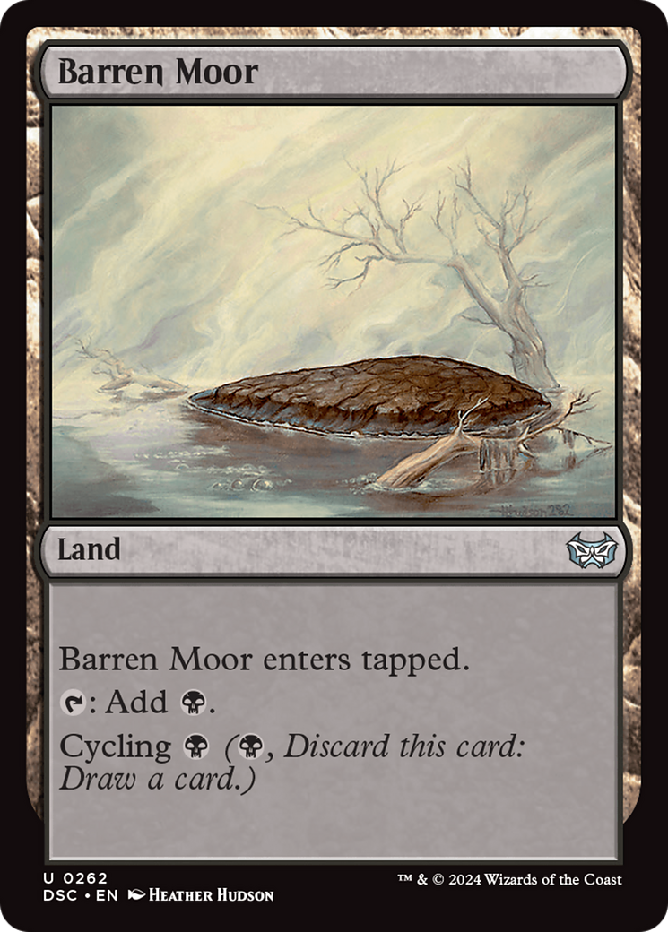 Barren Moor [Duskmourn: House of Horror Commander] MTG Single Magic: The Gathering    | Red Claw Gaming