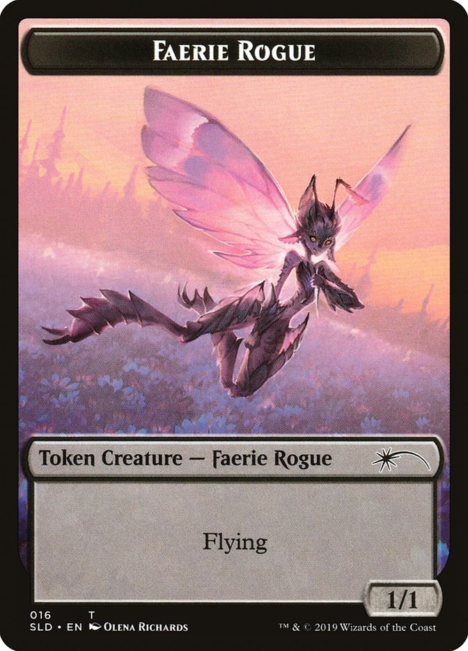 Faerie Rogue Token (016) [Secret Lair Drop Series] MTG Single Magic: The Gathering    | Red Claw Gaming