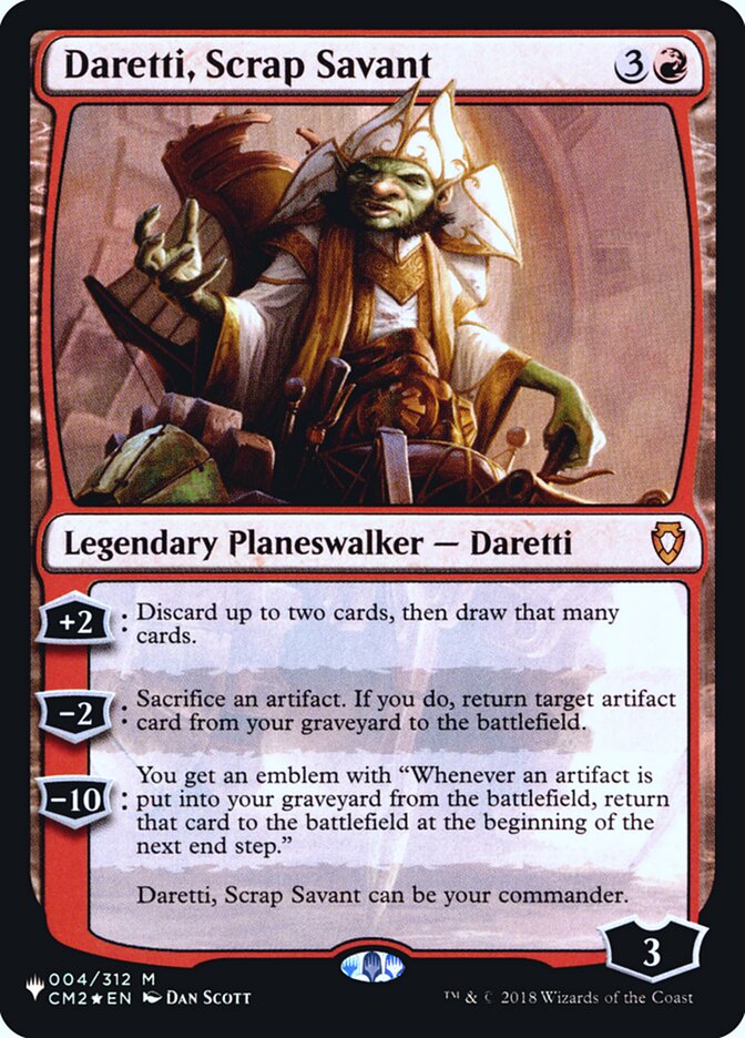 Daretti, Scrap Savant [Secret Lair: Heads I Win, Tails You Lose] MTG Single Magic: The Gathering    | Red Claw Gaming