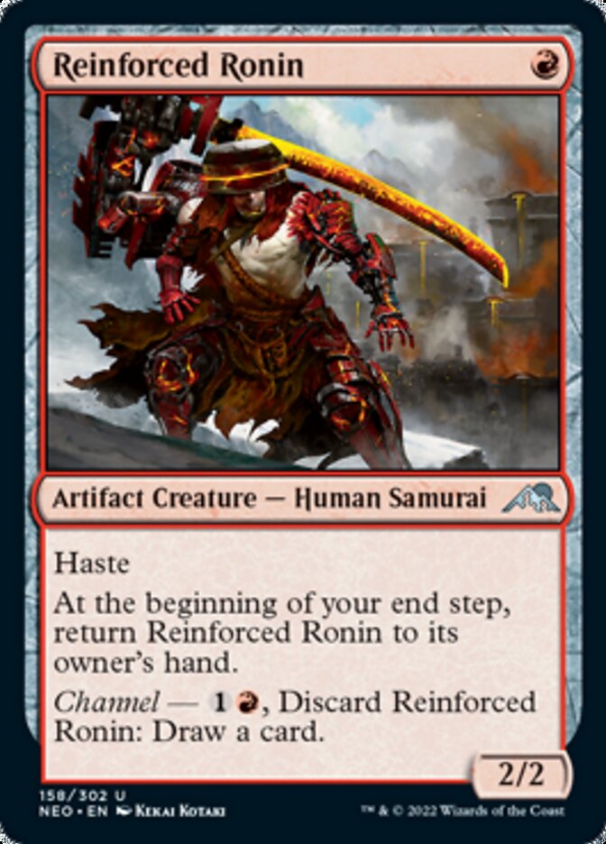 Reinforced Ronin [Kamigawa: Neon Dynasty] MTG Single Magic: The Gathering    | Red Claw Gaming