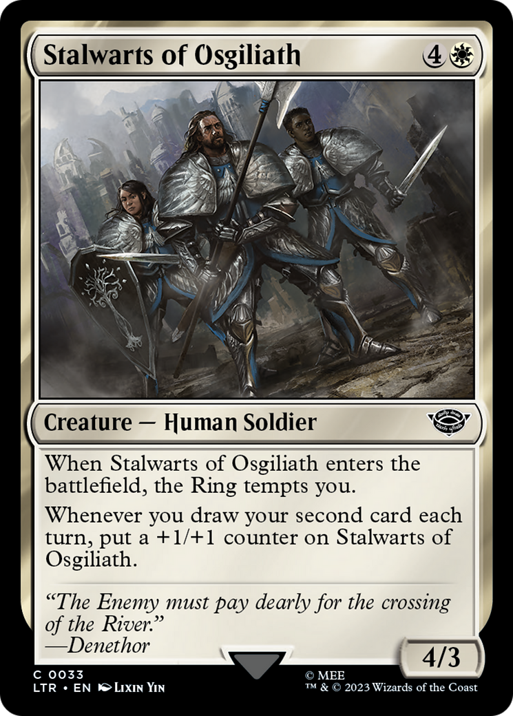 Stalwarts of Osgiliath [The Lord of the Rings: Tales of Middle-Earth] MTG Single Magic: The Gathering | Red Claw Gaming