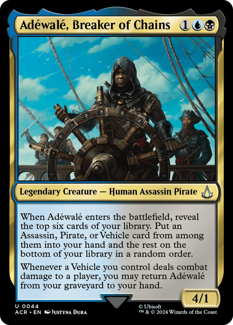 Adewale, Breaker of Chains [Assassin's Creed] MTG Single Magic: The Gathering    | Red Claw Gaming
