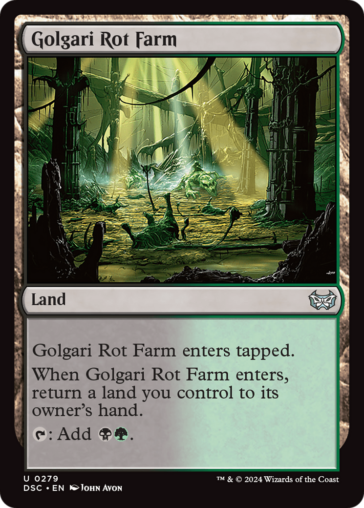 Golgari Rot Farm [Duskmourn: House of Horror Commander] MTG Single Magic: The Gathering    | Red Claw Gaming