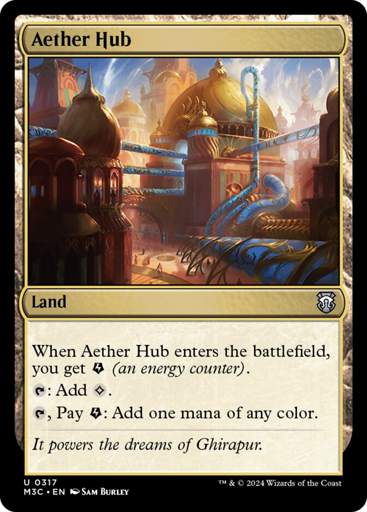 Aether Hub [Modern Horizons 3 Commander] MTG Single Magic: The Gathering    | Red Claw Gaming