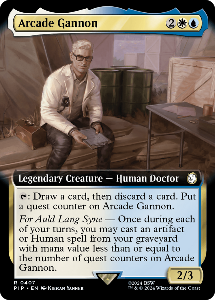 Arcade Gannon (Extended Art) [Fallout] MTG Single Magic: The Gathering    | Red Claw Gaming