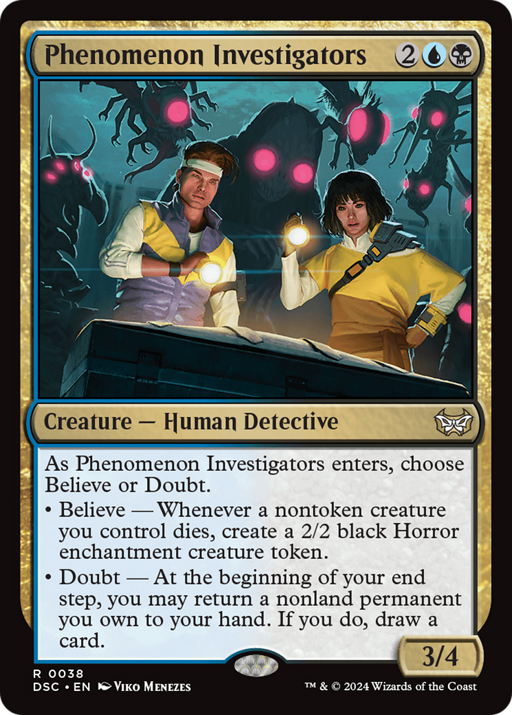 Phenomenon Investigators [Duskmourn: House of Horror Commander] MTG Single Magic: The Gathering    | Red Claw Gaming