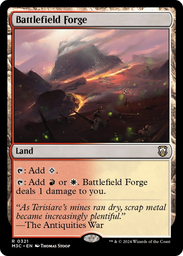 Battlefield Forge [Modern Horizons 3 Commander] MTG Single Magic: The Gathering    | Red Claw Gaming