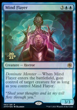 Mind Flayer [Dungeons & Dragons: Adventures in the Forgotten Realms Prerelease Promos] MTG Single Magic: The Gathering | Red Claw Gaming