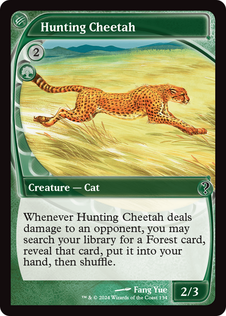 Hunting Cheetah (Future Sight) [Mystery Booster 2] MTG Single Magic: The Gathering    | Red Claw Gaming