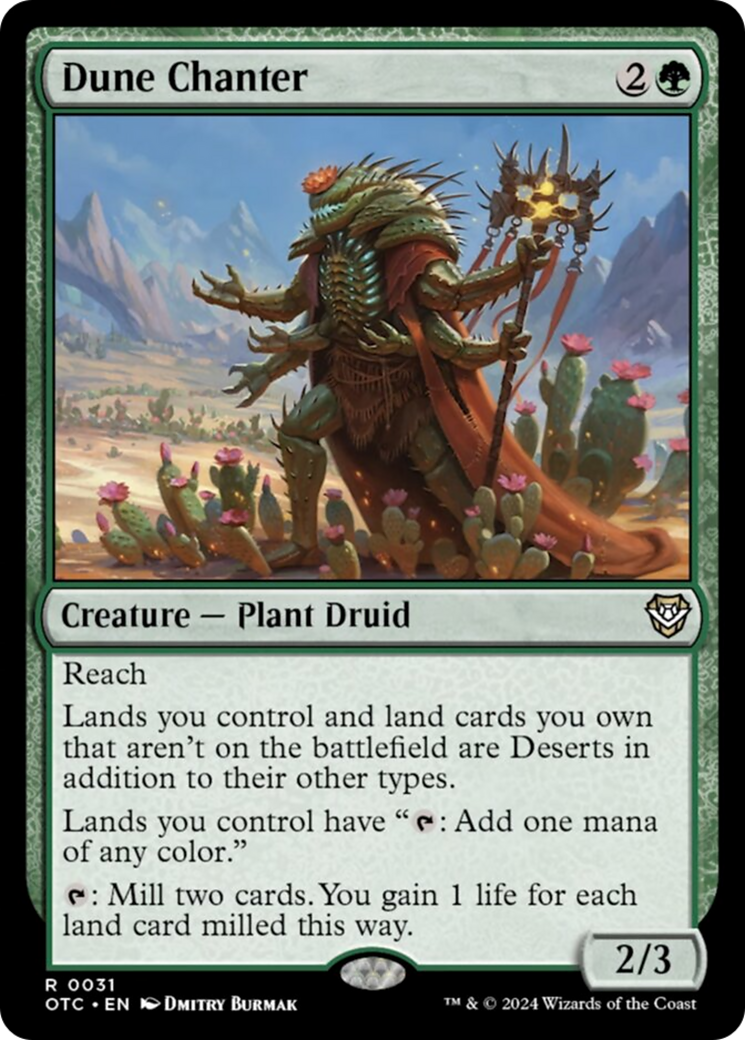 Dune Chanter [Outlaws of Thunder Junction Commander] MTG Single Magic: The Gathering | Red Claw Gaming