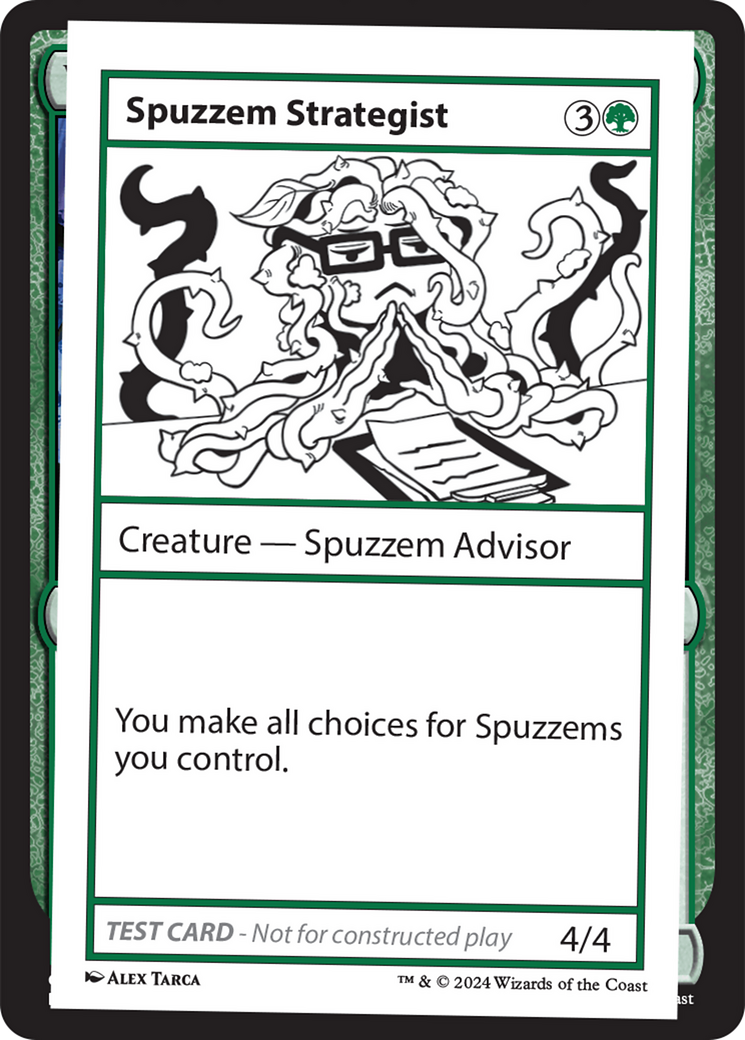 Spuzzem Strategist [Mystery Booster 2 Playtest Cards] MTG Single Magic: The Gathering    | Red Claw Gaming