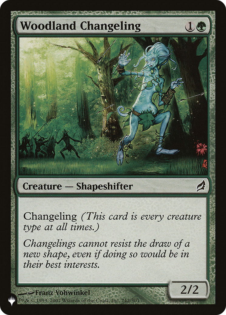 Woodland Changeling [The List Reprints] MTG Single Magic: The Gathering    | Red Claw Gaming