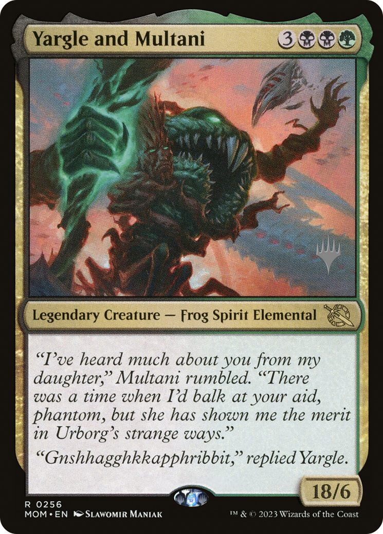 Yargle and Multani (Promo Pack) [March of the Machine Promos] MTG Single Magic: The Gathering    | Red Claw Gaming