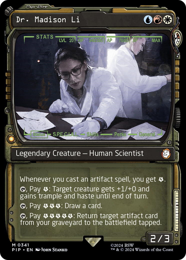 Dr. Madison Li (Showcase) [Fallout] MTG Single Magic: The Gathering    | Red Claw Gaming