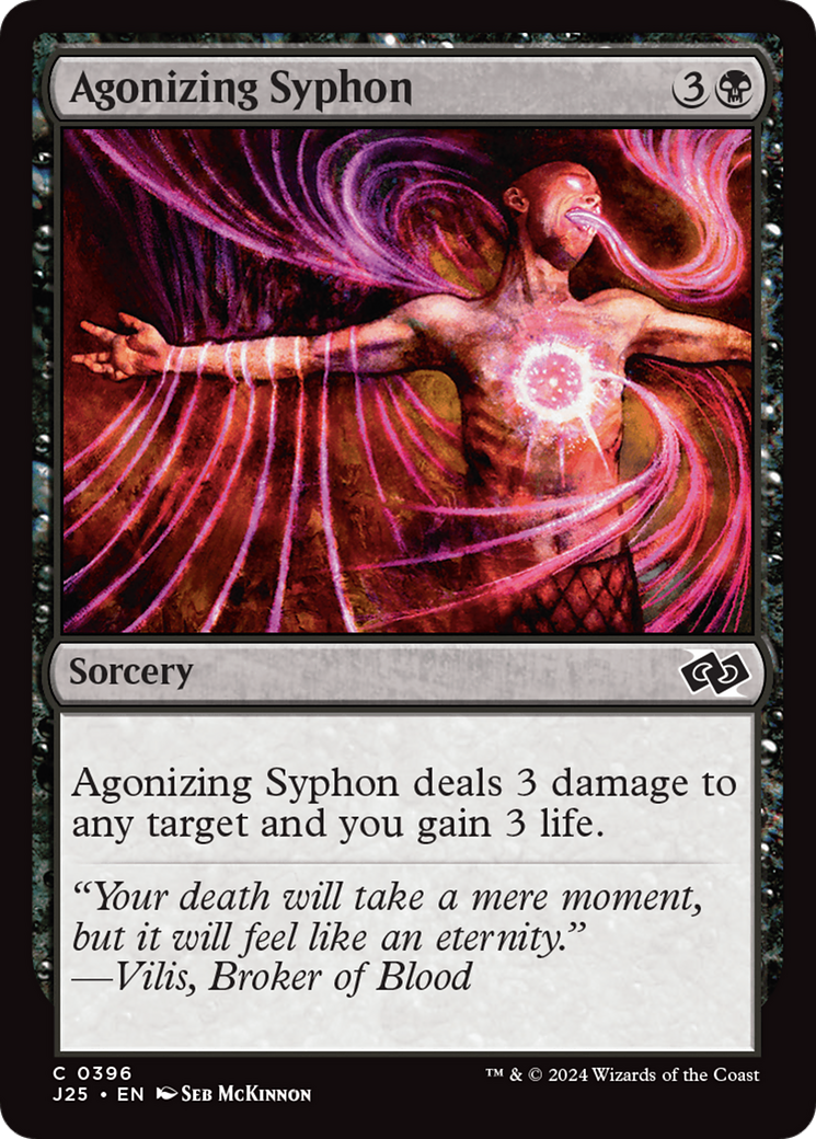 Agonizing Syphon [Foundations Jumpstart] MTG Single Magic: The Gathering | Red Claw Gaming