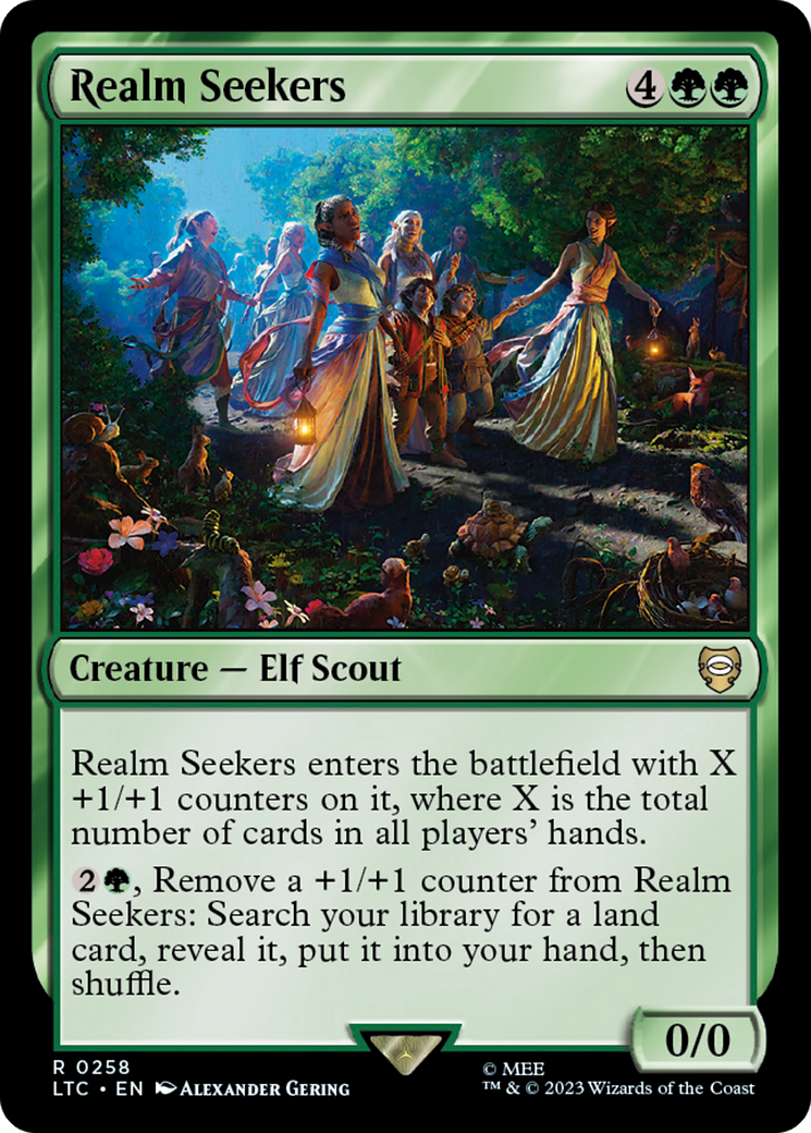 Realm Seekers [The Lord of the Rings: Tales of Middle-Earth Commander] MTG Single Magic: The Gathering | Red Claw Gaming