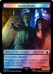 Alien Angel // Mutant Double-Sided Token (Surge Foil) [Doctor Who Tokens] MTG Single Magic: The Gathering | Red Claw Gaming