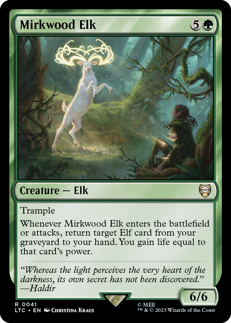 Mirkwood Elk [The Lord of the Rings: Tales of Middle-Earth Commander] MTG Single Magic: The Gathering | Red Claw Gaming