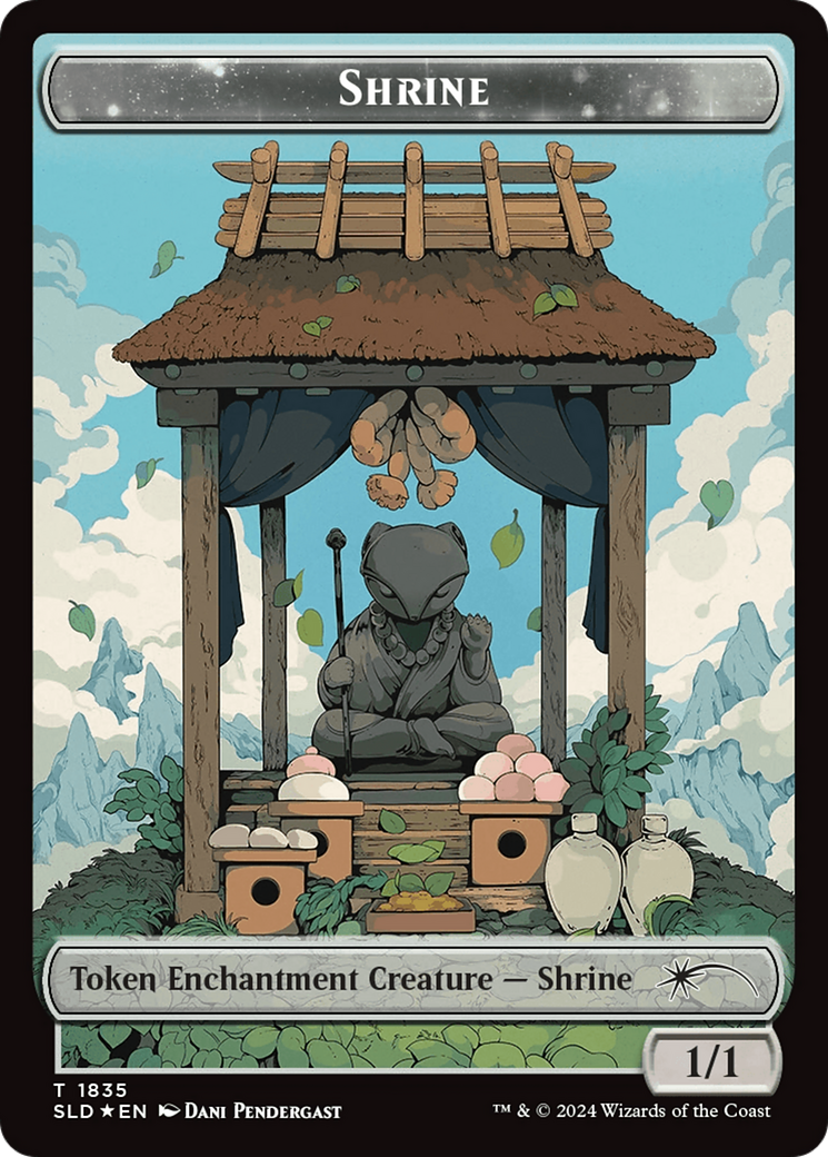 Shrine Token (Rainbow Foil) [Secret Lair: From Cute to Brute Tokens] MTG Single Magic: The Gathering | Red Claw Gaming