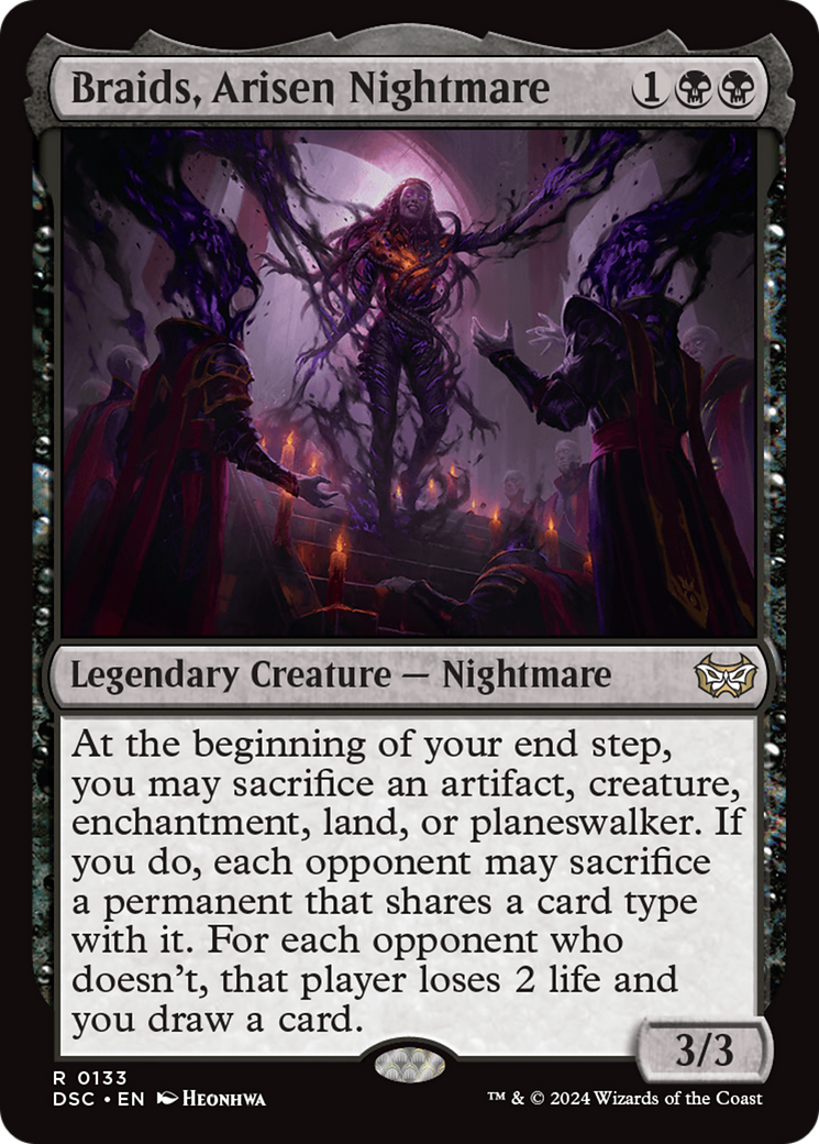 Braids, Arisen Nightmare [Duskmourn: House of Horror Commander] MTG Single Magic: The Gathering    | Red Claw Gaming