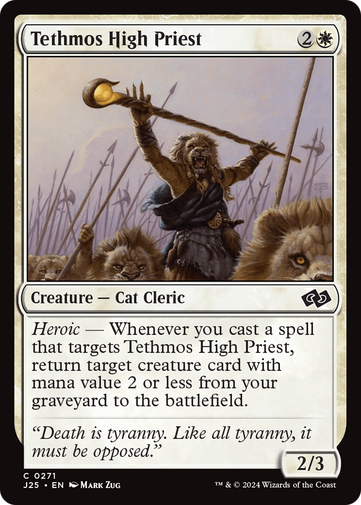 Tethmos High Priest [Foundations Jumpstart] MTG Single Magic: The Gathering | Red Claw Gaming