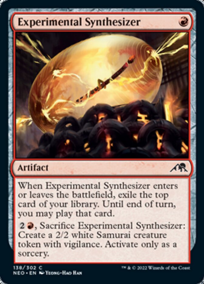 Experimental Synthesizer [Kamigawa: Neon Dynasty] MTG Single Magic: The Gathering    | Red Claw Gaming